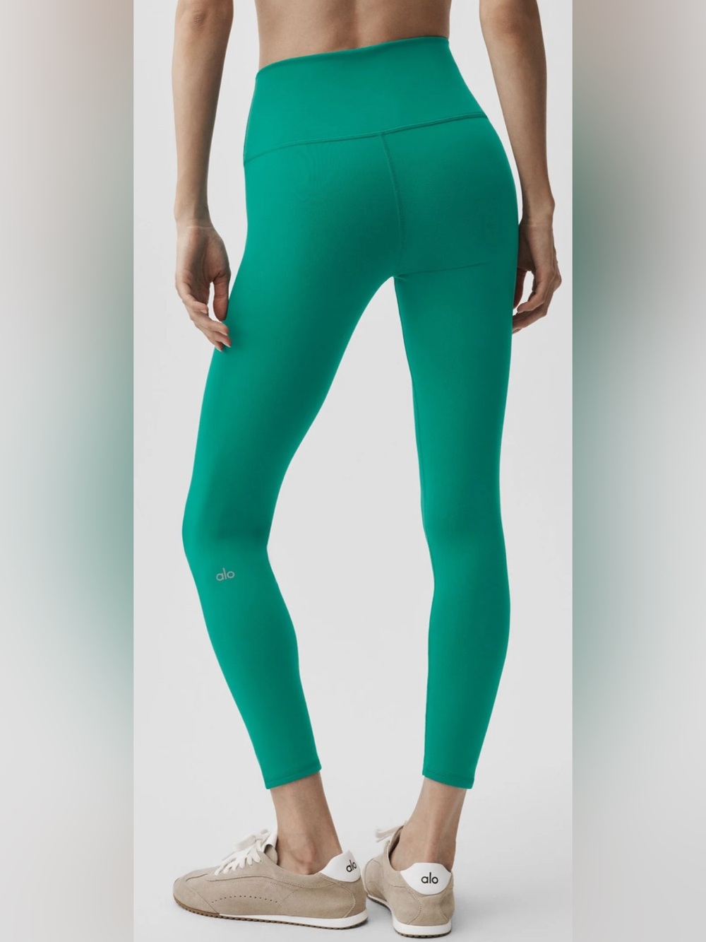 NWT Alo Yoga 7/8 High-Waist Airbrush Legging Emerald Isle - Size XS